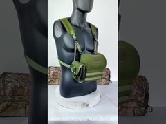 Prenda impermeable binocular ligera de la caja del arnés del OEM que caza el paquete del pecho